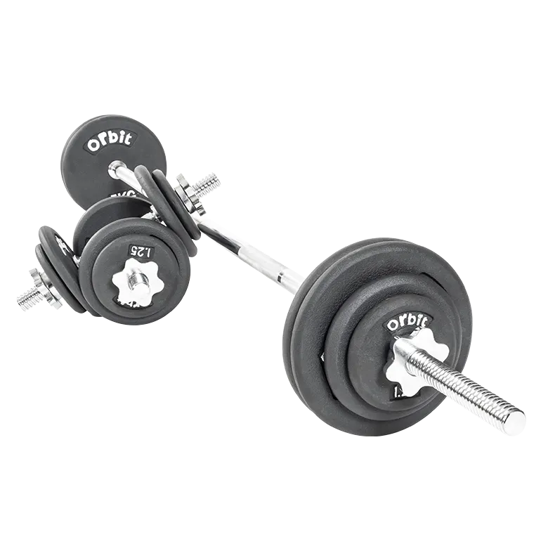 ORBIT BARBBELL SET 50KG 25MM