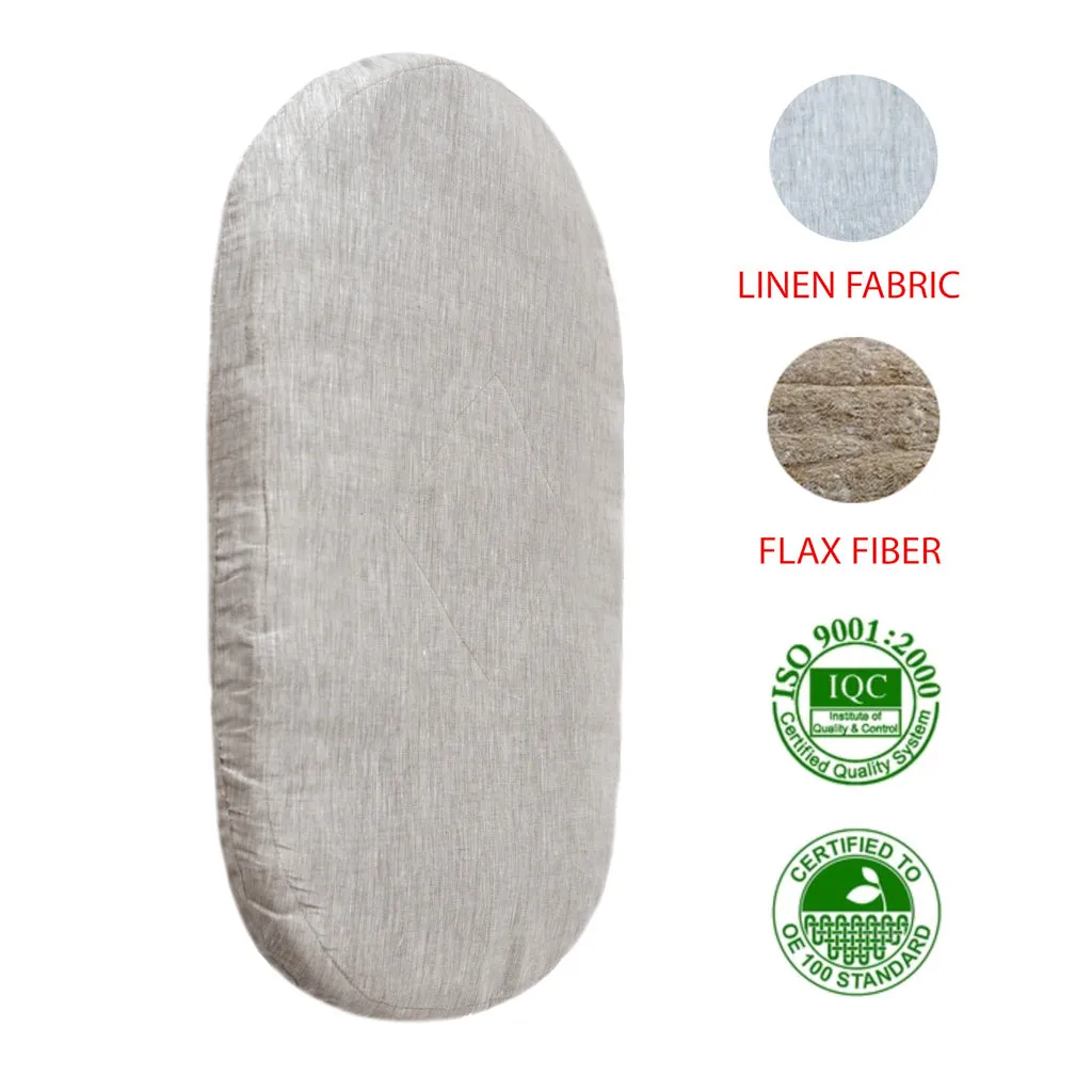 Organic Flax Baby Crib Mattress for STOKKE Sleepi Mini