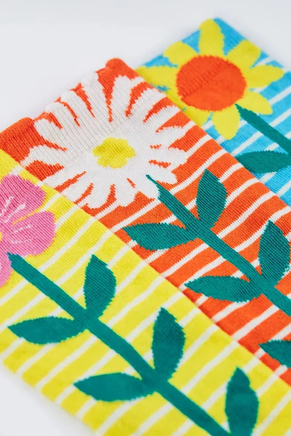 Organic Socks- Children's Rock My Socks Echinacea Frugi -Kid's Clothing
