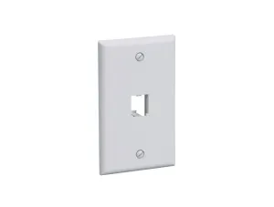 Panduit Cfp1 Iw Placa Frontal Serie Clasica 1 Modulo Mini Com Blanco
