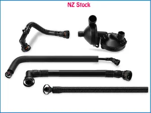 PCV Crankcase Vent Velve & Breather Hose Set Fits BMW 3 5 7 Series E46 E39 E60