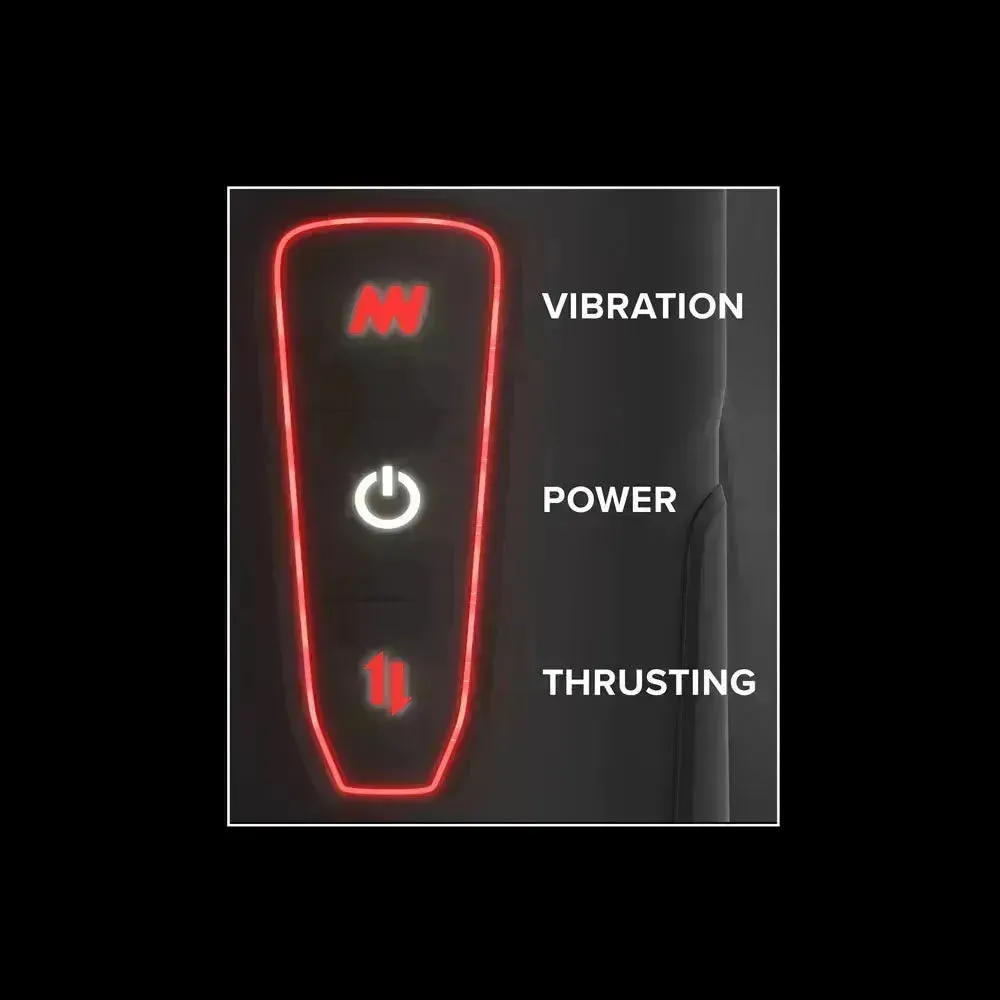 PDX Elite Milk Me Hotter - USB Rechargeable Thrusting Heating & Vibrating Auto Stroker