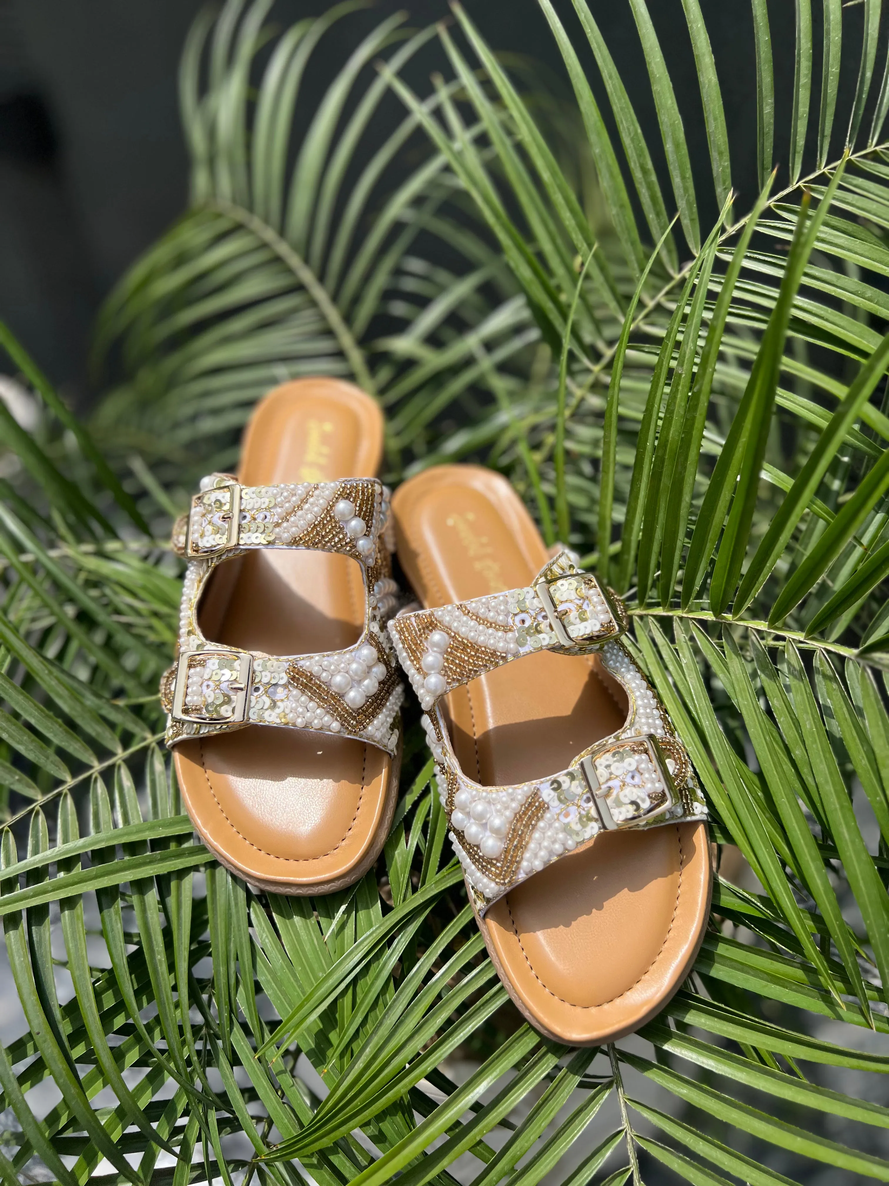 Pearl Luxe Comfort Slides