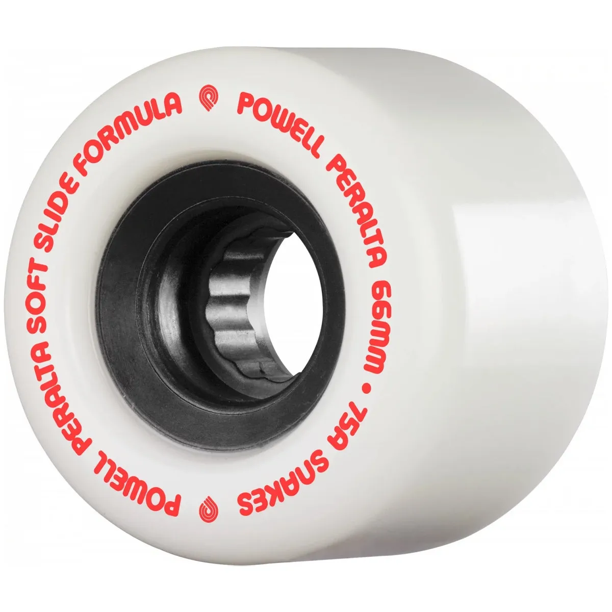 Powell Peralta - Snakes White 66MM 75A ATF Skateboard Wheels