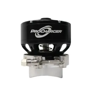PROCHARGER COMPETITION VALVE - OPEN - BLACK (W/ALUM. BASE)