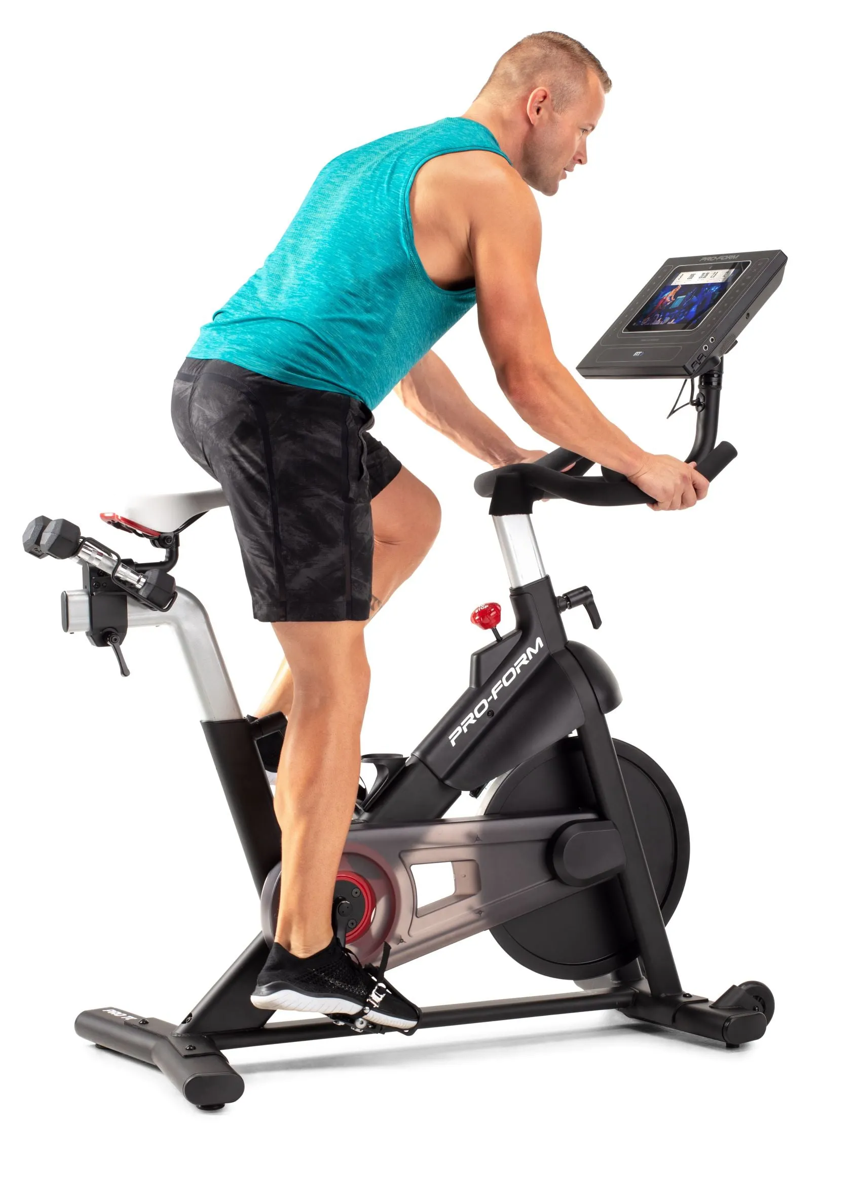 ProForm Carbon C10 Smart Upright Exercise Bike for Blue365
