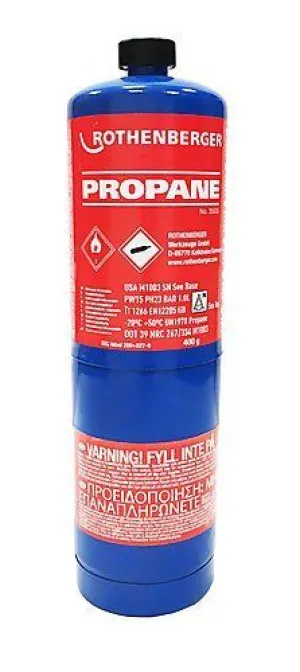 Propane gas cartridge