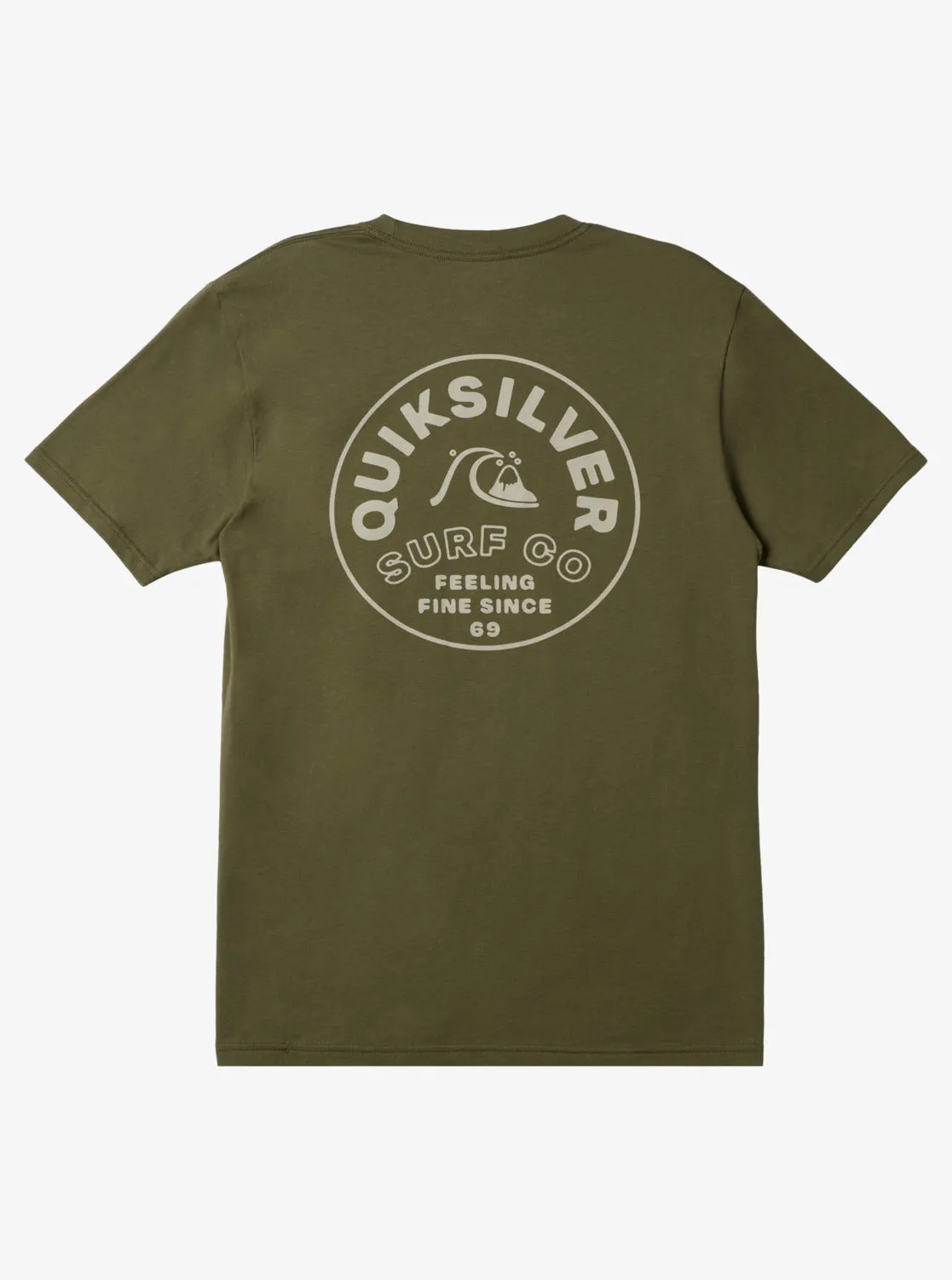 Quiksilver Mens Timeless Spin T-Shirt