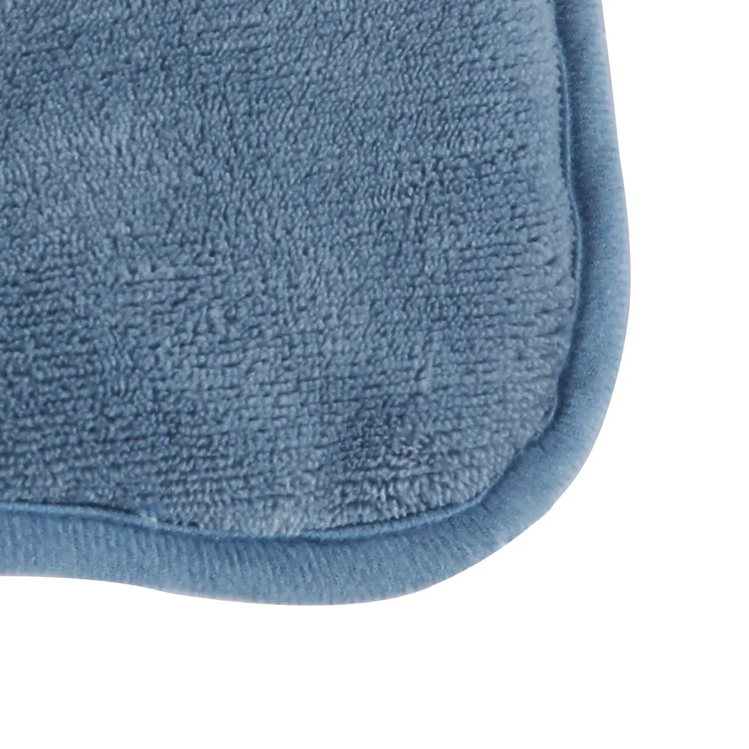 Quilt Doona Comforter Blanket Velvet Winter Warm Super King Bedding Blue