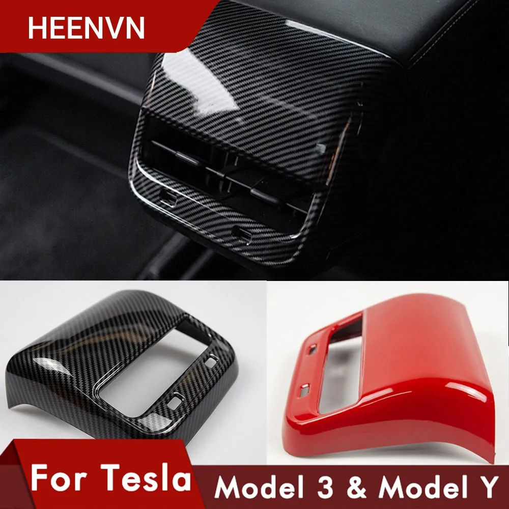 Rear Air Vent Outlet Cover Trim For Tesla Model 3 Y