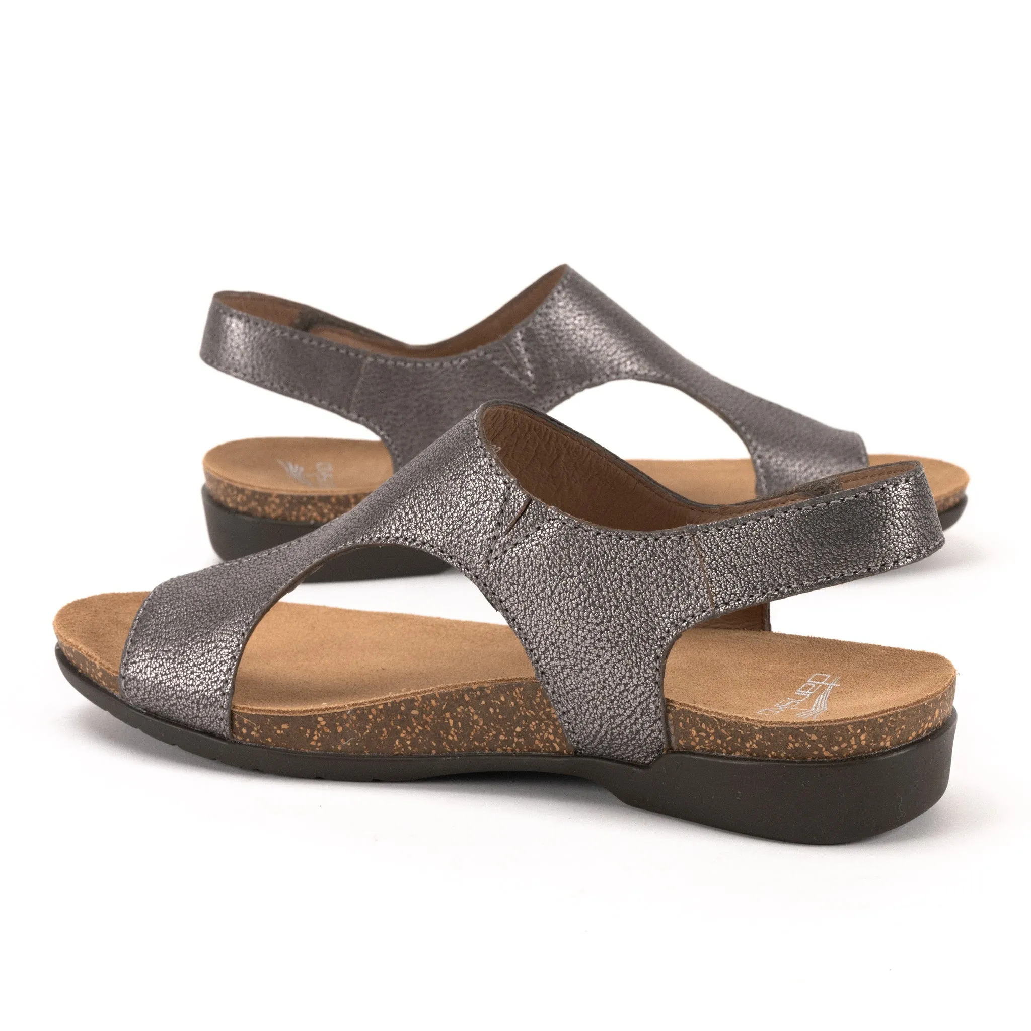 REECE - PEWTER - LEATHER