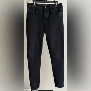 Reiss Denim Lux Mid Rise Skinny Jeans, Washed Black, Size 27, NWT
