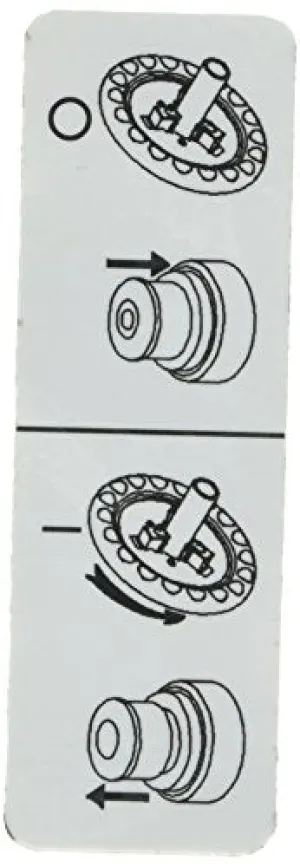 Ridgid 72392 Vent Cap Decal