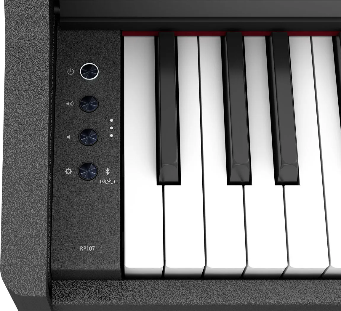 Roland RP107-BK Digital Piano Black Bundle