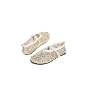 Round Toe Flats Slip-Ons