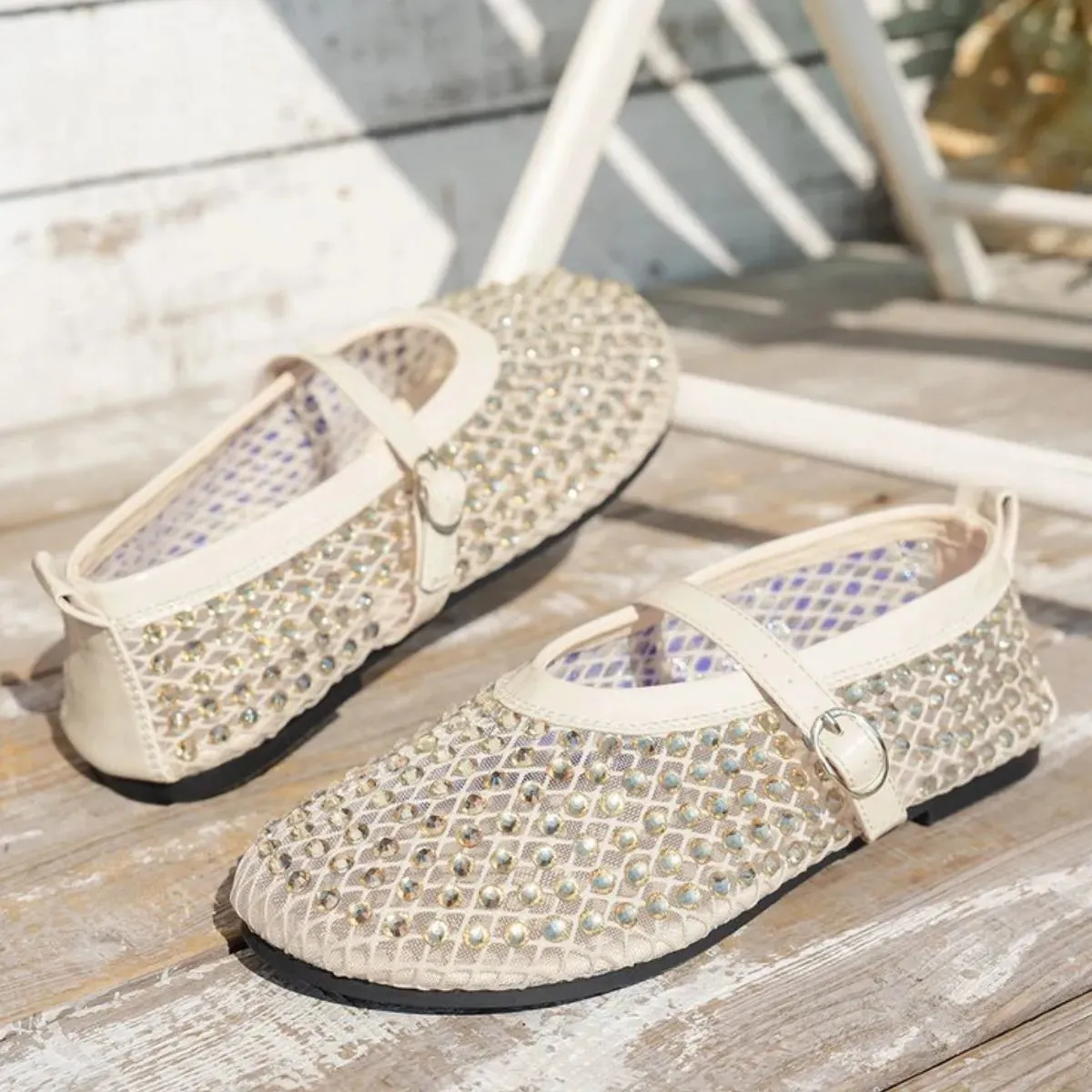 Round Toe Flats Slip-Ons
