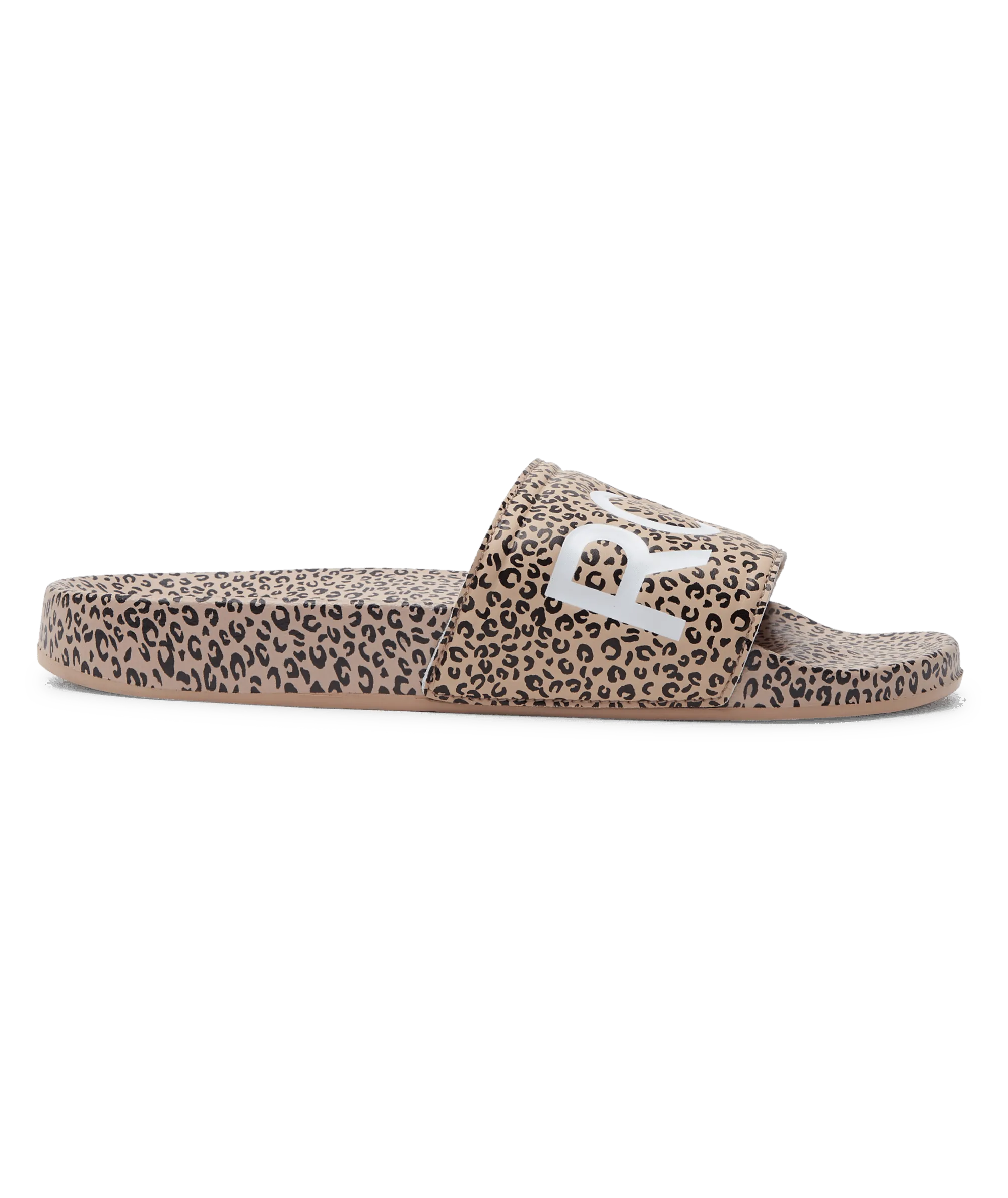 Roxy Slides Slippy Printed Cheetah Print ARJL101011