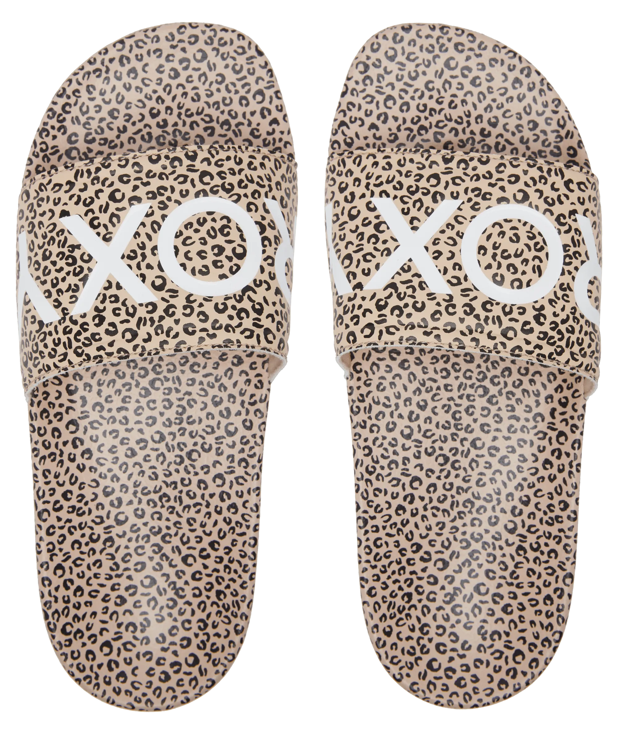 Roxy Slides Slippy Printed Cheetah Print ARJL101011