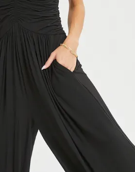Ruched Diamond Back Jumpsuit