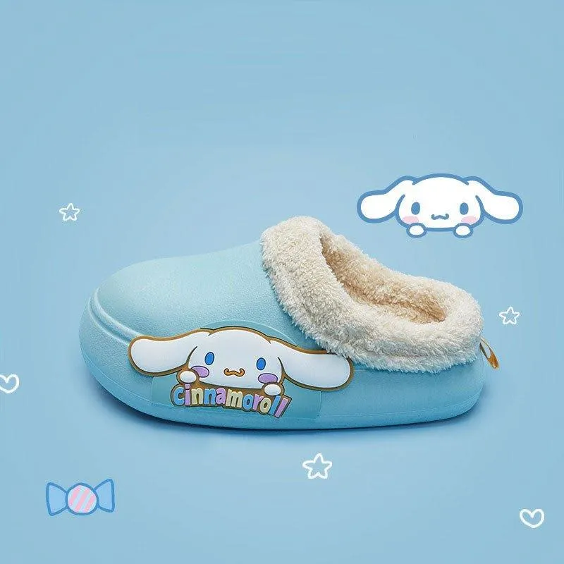 Sanrio Fleece Slides