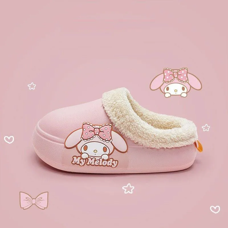 Sanrio Fleece Slides
