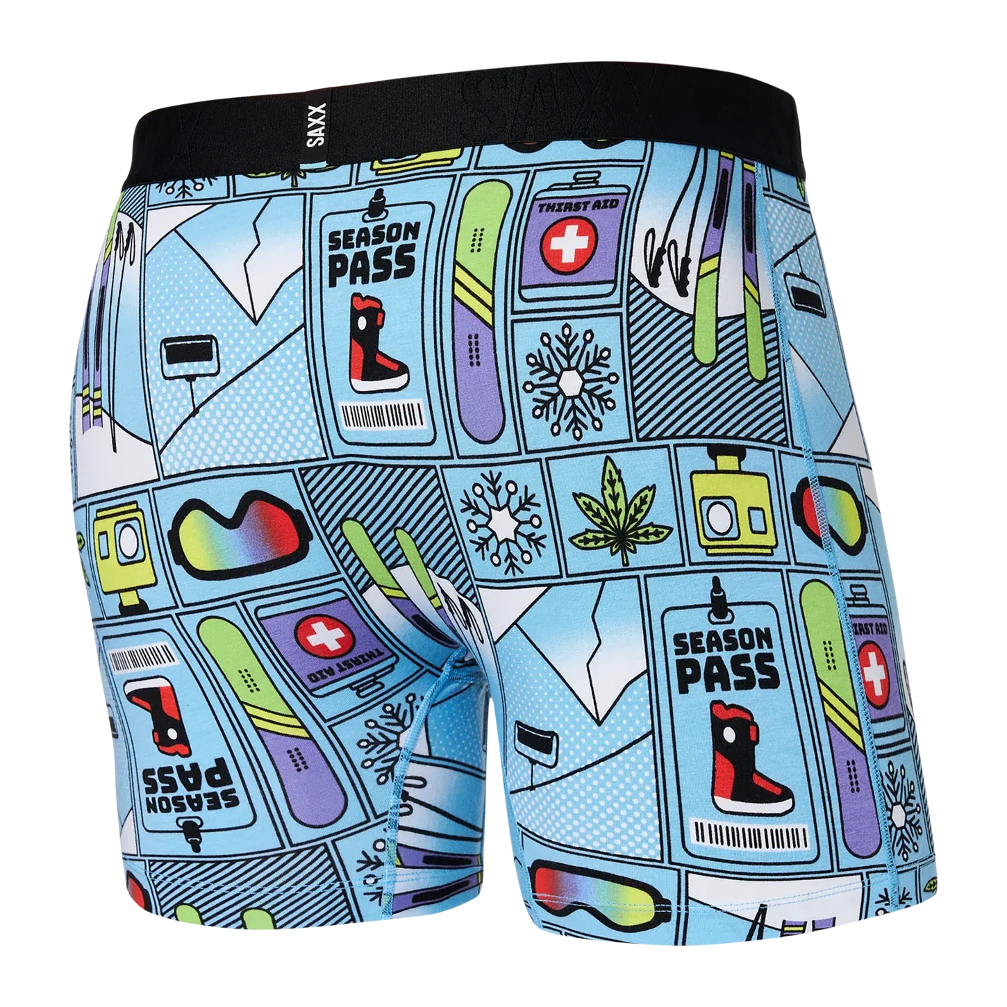 Saxx Droptemp™ Cooling Cotton Underwear - Season Pass- Light Blue