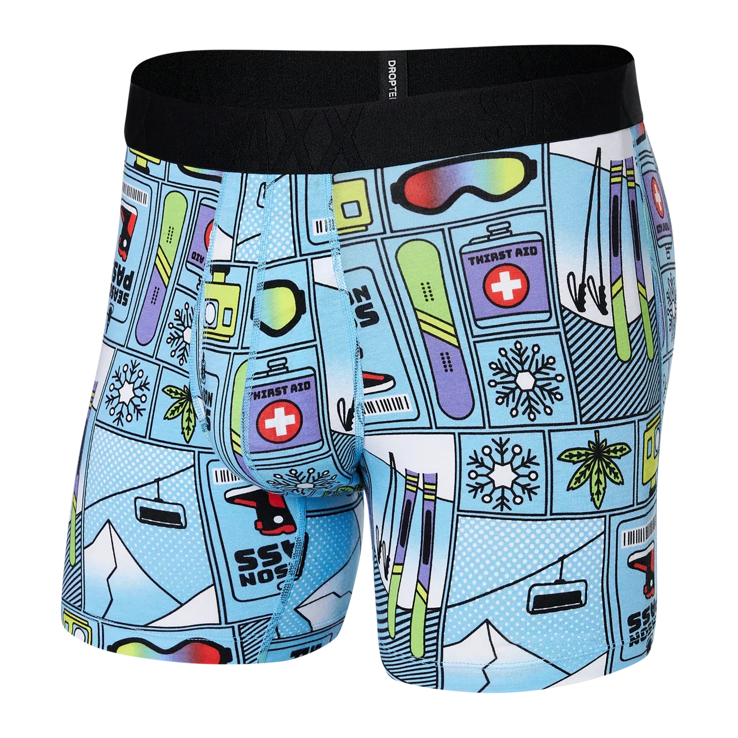 Saxx Droptemp™ Cooling Cotton Underwear - Season Pass- Light Blue