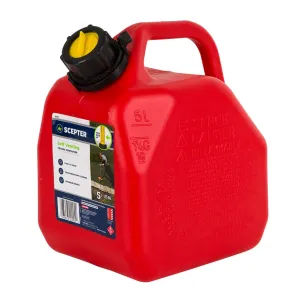 SCEPTER FUEL CAN NO VENT RED 5L