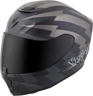 SCORPION EXO EXO-R420 FULL-FACE HELMET TRACKER TITANIUM/BLACK
