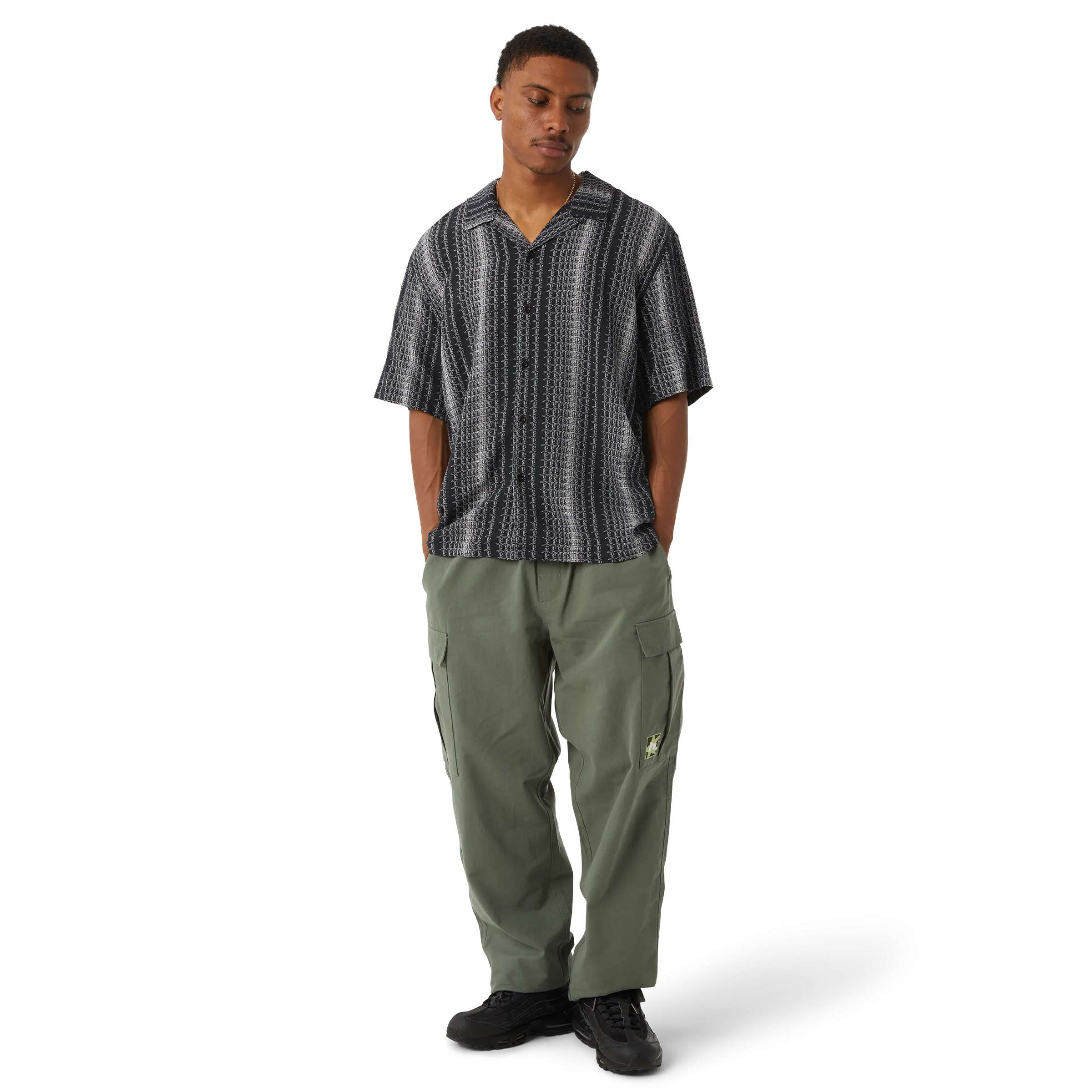 Script Stripe Resort Shirt