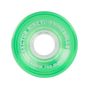 Sector 9 - 58mm Nineballs 78a (Green)