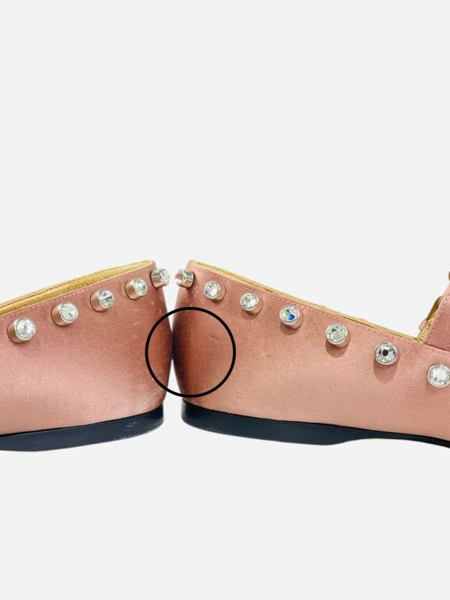 SERGIO ROSSI Seasonless SV Pink Ballet Flats 40