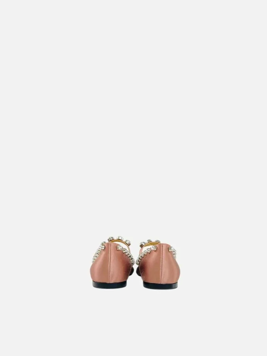 SERGIO ROSSI Seasonless SV Pink Ballet Flats 40