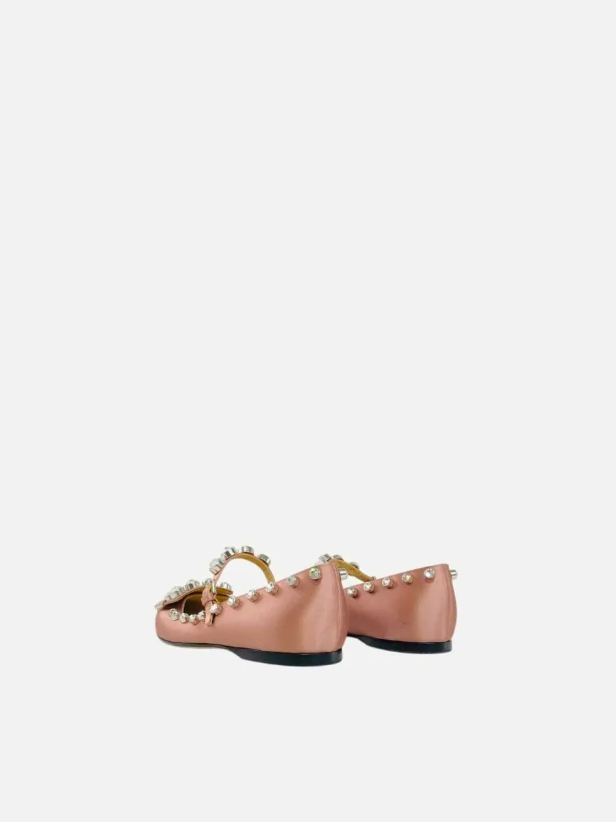 SERGIO ROSSI Seasonless SV Pink Ballet Flats 40