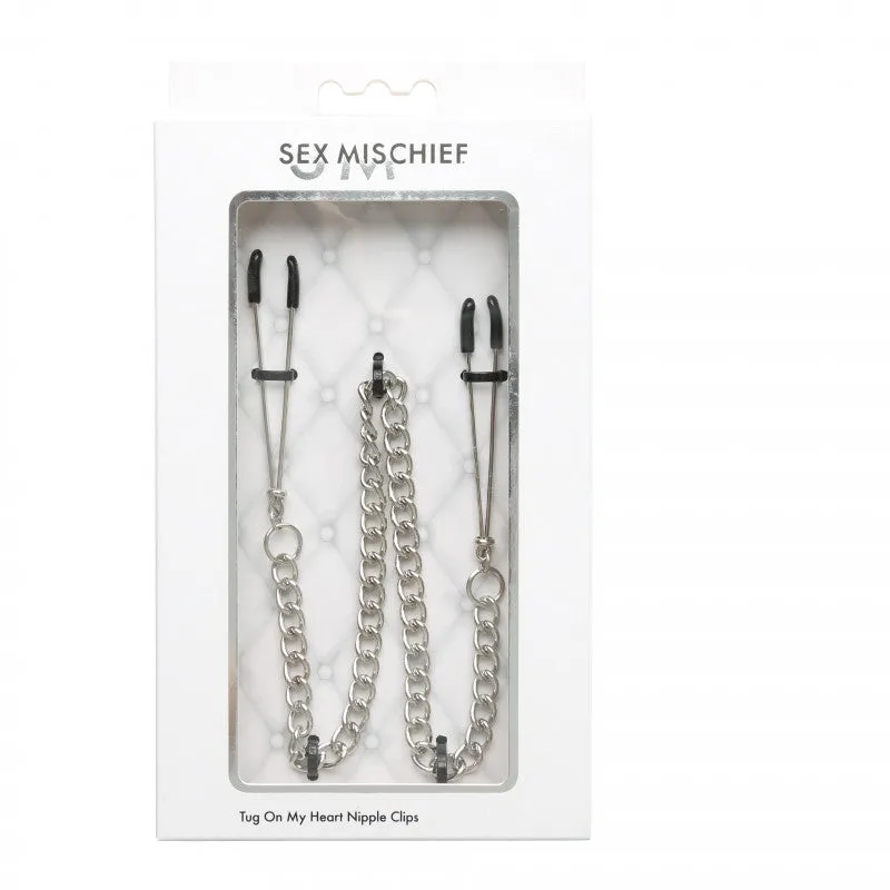Sexperiments Tug on My Heart Nipple Clips