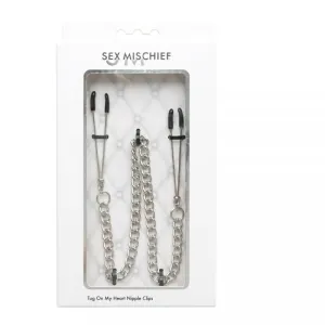 Sexperiments Tug on My Heart Nipple Clips