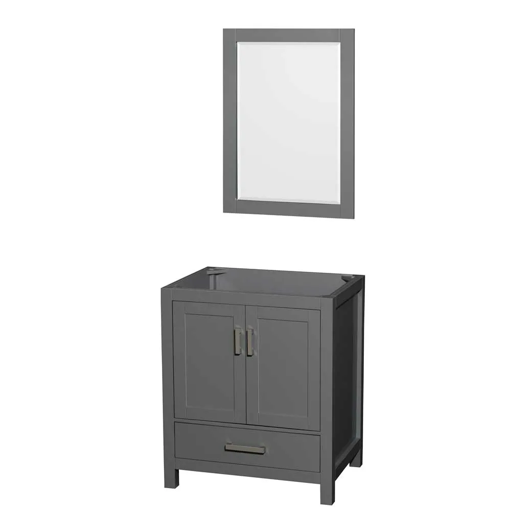 Sheffield 30 Inch Single Bathroom Vanity in Dark Gray