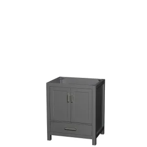 Sheffield 30 Inch Single Bathroom Vanity in Dark Gray