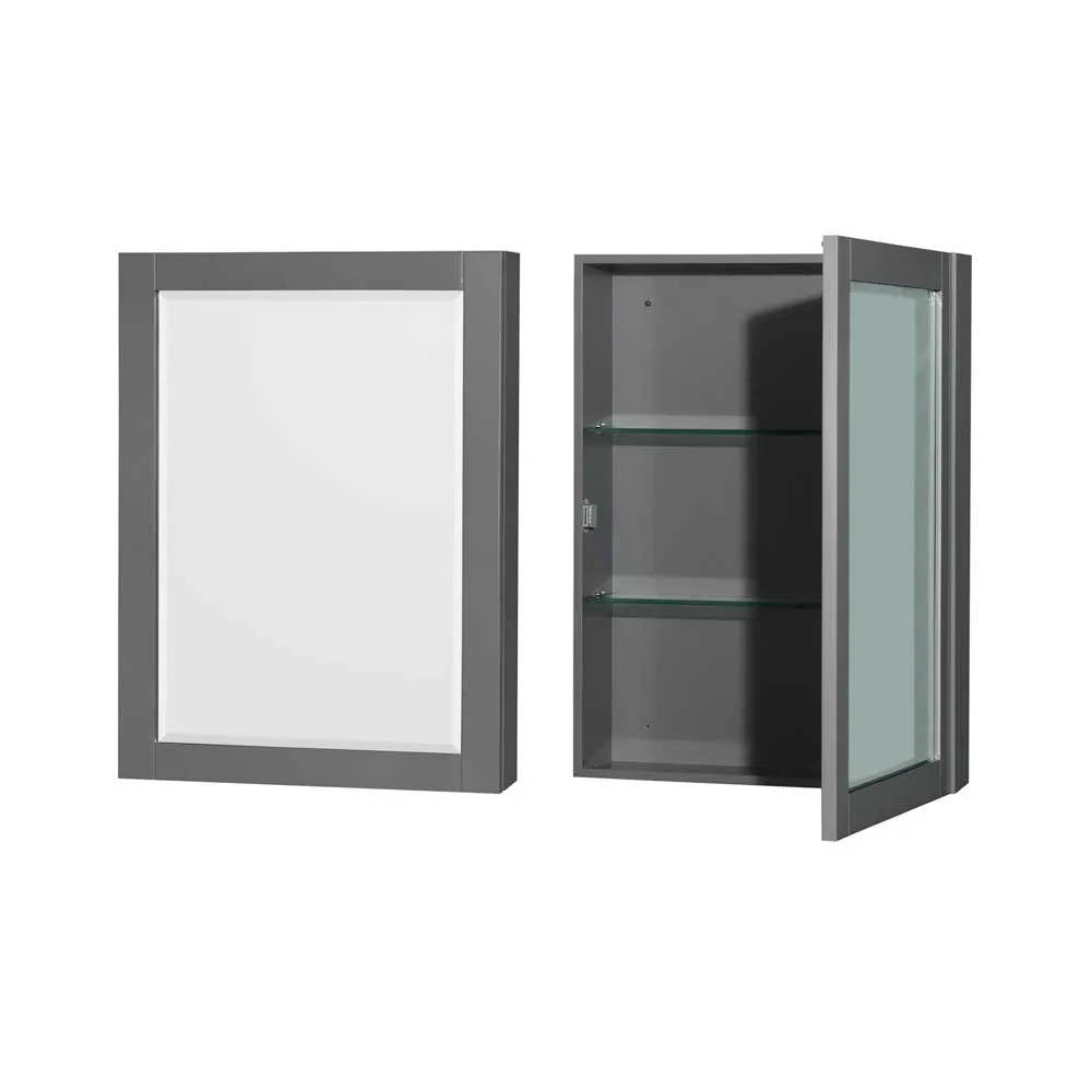 Sheffield 30 Inch Single Bathroom Vanity in Dark Gray