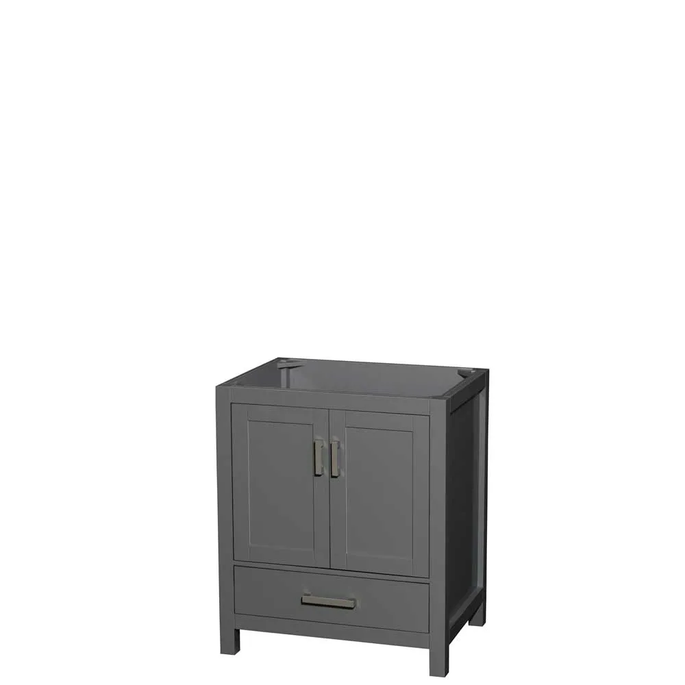 Sheffield 30 Inch Single Bathroom Vanity in Dark Gray