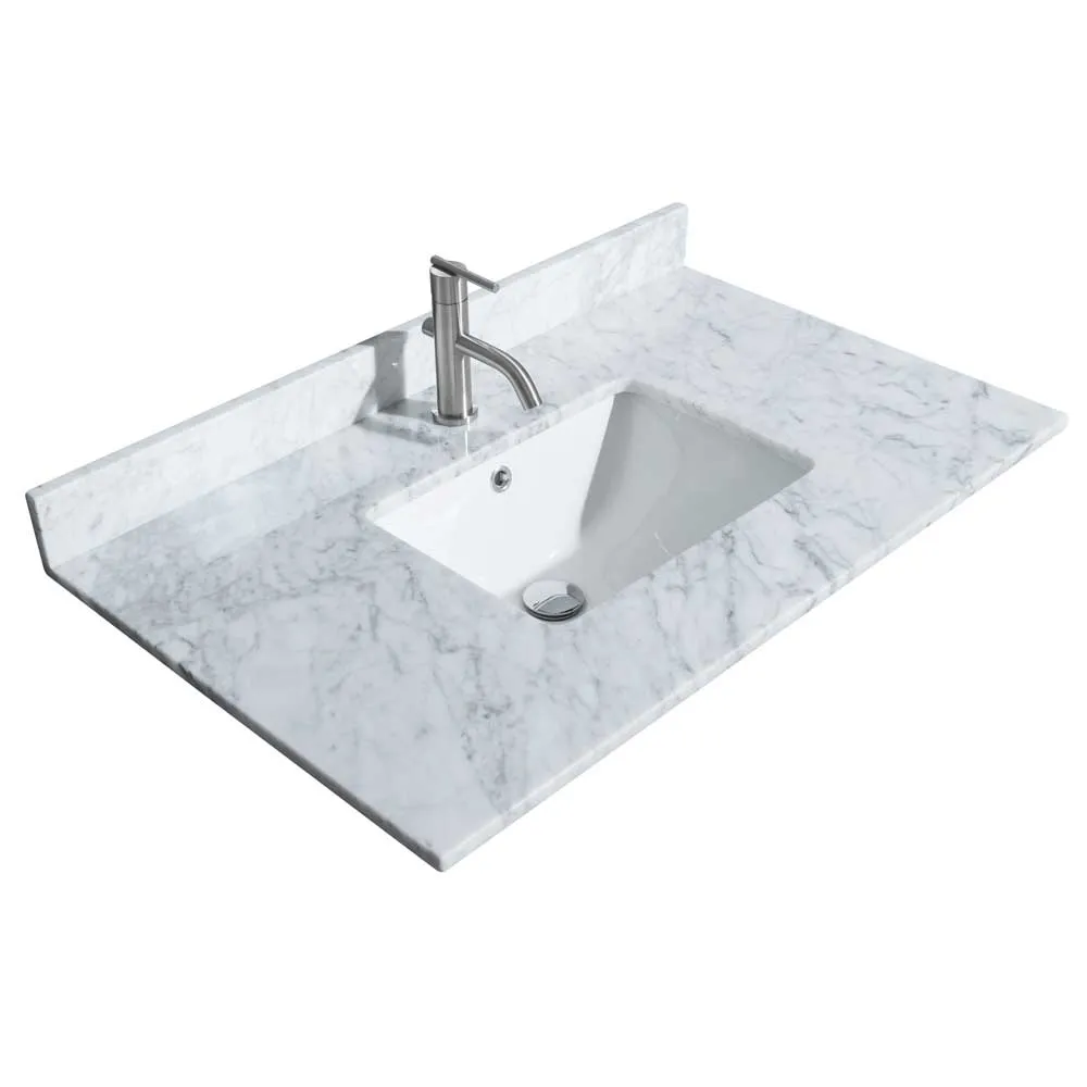 Sheffield 36 Inch Single Bathroom Vanity in Dark Gray