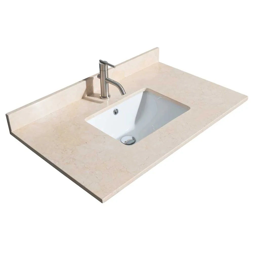 Sheffield 36 Inch Single Bathroom Vanity in Dark Gray