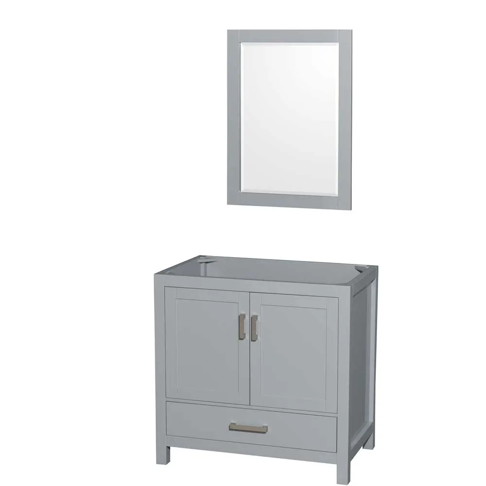 Sheffield 36 Inch Single Bathroom Vanity in Gray