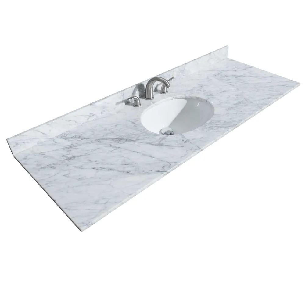 Sheffield 60 Inch Single Bathroom Vanity in Dark Gray