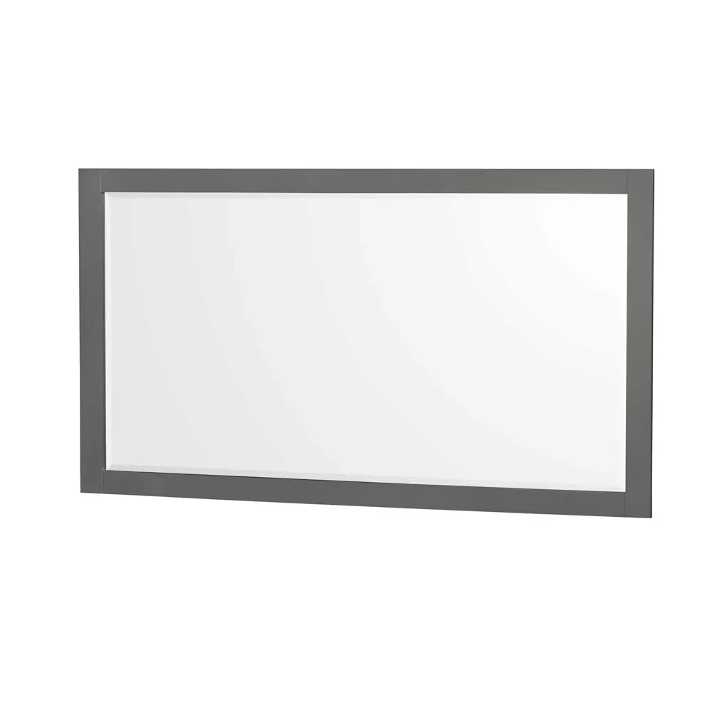 Sheffield 60 Inch Single Bathroom Vanity in Dark Gray