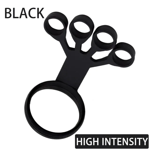 Silicone Hand Grip Device Finger Exercise Hand Strengthener Stretcher Hand Trainer Rehabilitation Training Equipment Muscle Tool