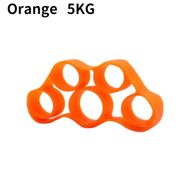 Silicone Hand Grip Device Finger Exercise Hand Strengthener Stretcher Hand Trainer Rehabilitation Training Equipment Muscle Tool