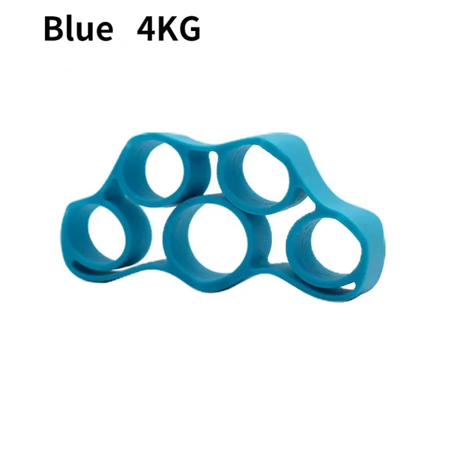 Silicone Hand Grip Device Finger Exercise Hand Strengthener Stretcher Hand Trainer Rehabilitation Training Equipment Muscle Tool