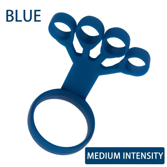 Silicone Hand Grip Device Finger Exercise Hand Strengthener Stretcher Hand Trainer Rehabilitation Training Equipment Muscle Tool
