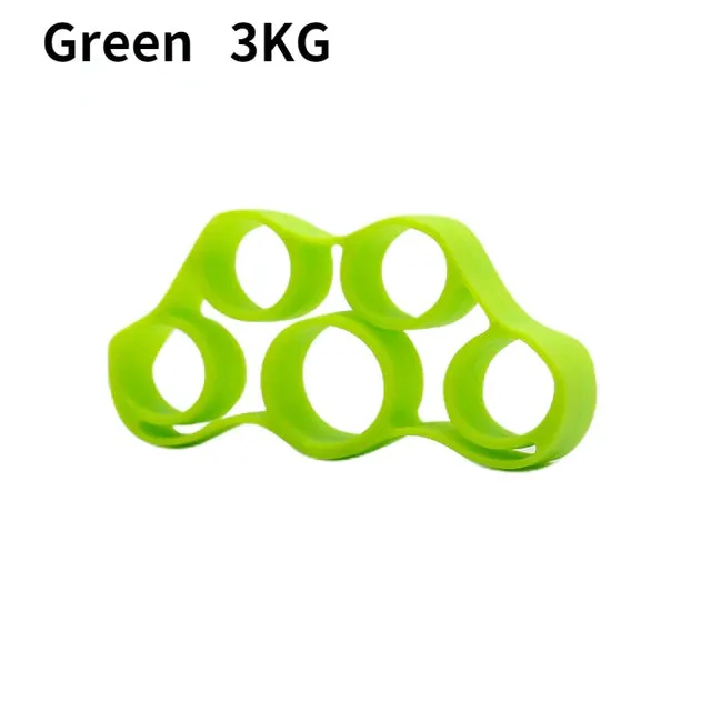 Silicone Hand Grip Device Finger Exercise Hand Strengthener Stretcher Hand Trainer Rehabilitation Training Equipment Muscle Tool
